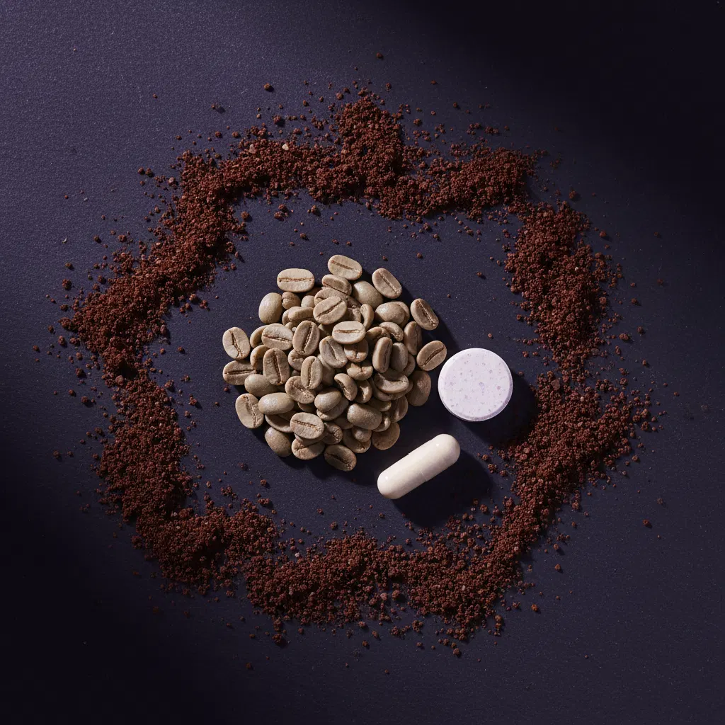 Natürliche Inhaltsstoffe: Kaffeebohnen, L-Carnitin und B-Vitamine
